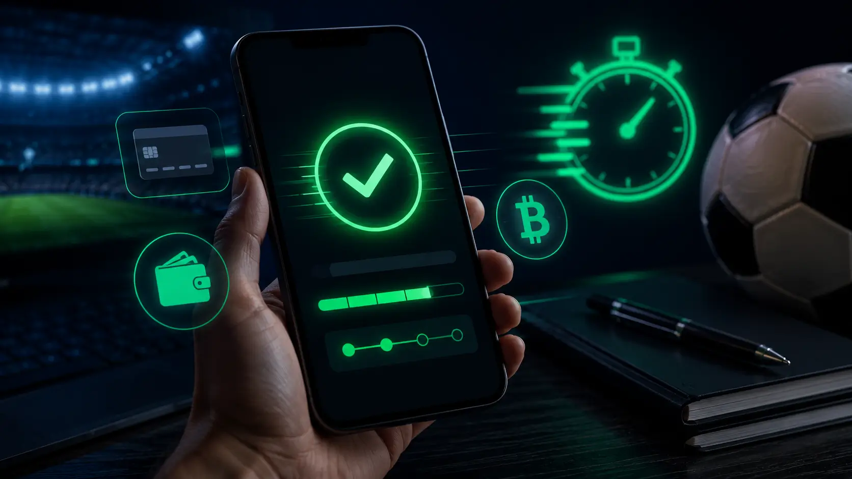 Fast betting site withdrawal on a smartphone with payment methods